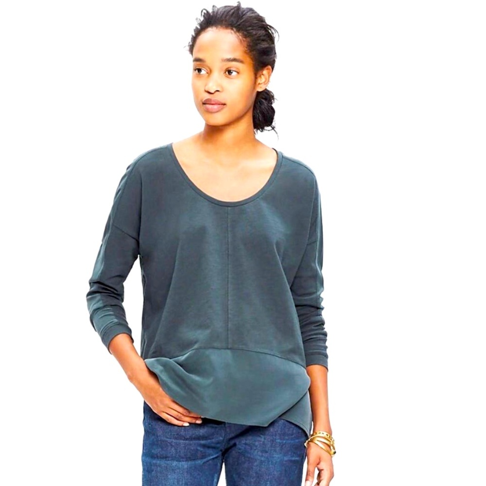 Madewell dolman tee with silk hem